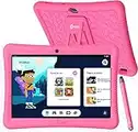 Contixo K101A 10 inch IPS Display Kids Tablet with 2GB RAM 16GB ROM Android 10 Parental Control for Children Infant Toddlers At Home School, Educational Tablet for Kids, WiFi, Child-Proof Case (Pink)