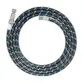 SAGUD Airbrush Hose 1.8 Meter Braided Rubber Hose with Standard 1/8 Size Fittings on Both with Air Brush Quick Release Disconnector Coupler