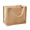 Westford Mill Mini-Jute-Geschenktüte (6 Liter), beige (Beige) - UTBC2791_1