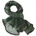 Tongcamo Sniper Veil Netting Camo Scarf Men Camo Gun Wrap for Hunting Shooting Wargame Outdoor Activities