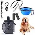 SSRIVER Puppy Training Kit 6-teilige einstellbare Welpentorbellells für Hunde Trainingstasche Pfeife zur Kontrolle Stop Barking Dog Bowl und Poop Bag Pet Trainer Hundetraining Set Clicker