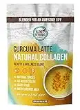 Cúrcuma Latte Colágeno ⍟ Leche dorada con colágeno en polvo ⍟ Péptidos de colágeno tipo I, II y III ⍟ Bebida de colágeno de belleza - Cúrcuma Latte ⍟ 30 raciones 300g