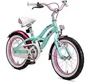 BIKESTAR Kinderfahrrad für Mädchen ab 4-5 Jahre | 16 Zoll Kinderrad Cruiser | Fahrrad für Kinder Mint | Risikofrei Testen