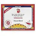 Puroast Low Acid Coffee Single-Serve Pods, Bold House Blend, Low Acid Certified – above 5.5, High Antioxidant, Compatible with Keurig 2.0 Coffee Makers (24 Count)