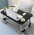 Widousy Laptop Bed Table Breakfast Tray with Foldable Legs Portable Lap Standing Desk Notebook Stand Reading Holder for Couch Sofa Floor Kids