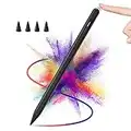 Penna Touch per iPad, con Sensibile all'inclinazione & Rigetto del palmo & Magnetica Stylus Penna, per iPad iPad 10/9/8/7/6 2018-2022, iPad Pro 11/12.9, iPad Air 5/4/3, iPad Mini 6/5 (Nero)