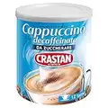 Crastan - Cappuccino Solubile Decaffeinato Da Zuccherare - Barattolo da 150 Grammi - 12 tazze