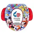 Disney Mickey Mouse "Clubhouse Capers" Soft Potty Seat and Potty Training Seat - Soft Cushion, Baby Potty Training, Safe, Easy to Clean