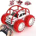 Remote Control Car, Amphibious Rc Cars 360° Flip Rotation Stunt Car for Kids with Cool LED 2.4Ghz 4WD Offroad Terrain Toys Christmas Birthday Gift for Toddlers 3 4 5 6 7 8 9 10 11 12 Years Boys Girls