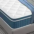 Koorlian Twin Mattress - 6 Inch Hybrid Innerspring Mattress in a Box,Breathable Cover and Memory Foam for Cool Comfort Sleep, Mattress-Twin Size,180 Night Trial