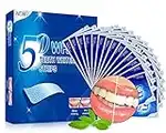 Teeth Whitening Strips, 56 pcs Professional Effective and Safe Teeth Whitening Strips, 28 Whitening Sessions at-Home Tooth Whitening Kits