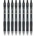 PILOT G2 Premium Refillable & Retractable Rolling Ball Gel Pens, Fine Point, Black, 8-Pack (15298)