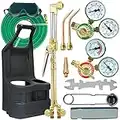 RX WELD Upgraded version Portable Tote Brazing Hvac Torch Kit Oxy Acetylene Torch Set,Cylinders Not Included