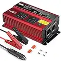 Maxpart Inverter 1000W Car Power Inverters 12v DC to 110v AC Converter with Dual AC Outlet 2.4A USB, 12 Volt Invertor Car Cigarette Lighter Battery Inverter for Vehicles, Power Inversor 1000 Watts