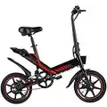 Sailnovo Electric Bicycle, 14'' Electric Bike for Adults and Teenagers with 18.6MPH 45Miles Waterproof Folding Electric Bike with Built-in 36V 10.4Ah Lithium-Ion Battery Throttle & Pedal Assist