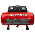 Craftsman 1.5 Gallon 3/4 HP Portable Air Compressor, Max 135 PSI, 1.5 CFM@90psi, Oil Free Air Tank, Electric Air Tool, CMXECXA0200141A , Red