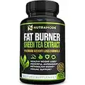 Premium Green Tea Extract Fat Burner Supplement with EGCG-Natural Appetite Suppressant-Healthy Weight Loss Diet Pills That Work Fast for Women and Men-Detox Metabolism Booster to Burn Belly Fat Fast