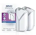 Zevo Flying Insect Trap Refill Kit| Attracts and Traps Flying Insects Fruit Flies Gnats House Flies Mosquitoes and Other Insects | Pack Includes 2 Refill cartridges| Device Sold Separately, White