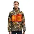 CONQUECO Hombre Chaleco Calefactable térmico Eléctrica Ropa Chaqueta de Invierno Climatizada al Aire Libre para Senderismo Pesca Camping Moto Viaje