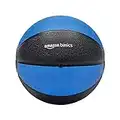 Amazon Basics Weighted Medicine Ball for Workouts Exercise Balance Training, 10 Pounds, Blue/Black