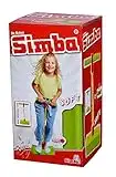 Simba 107306087 - Pogo Jumper, extra weiche Sprungplattform, Springen, Hüpfen, Stelzen, Gartenspielzeug, Outdoor, mit Quietscher, 40-90cm, ab 3 Jahren