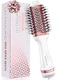 Hair Dryer Brush - Hot Air Brush with Adjustable Temperature - Hot Brush for Hair Styling Short Hair, Medium & Long Hair - Women Hair Volumizer & Hot Air Styler - Lily England Heated Hair Brush Dryer