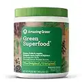 Amazing Grass Green Superfood Organic Powder with Wheat Grass and Greens, Flavor: Original,  30 Servings, 8.5 Ounces