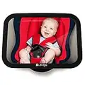 Espejo Hacia Asiento Posterior para Bebés, Espejo Retrovisor Inastillable para ver al Niño/Bebé en Asiento Infantil, espejo de Seguridad, Fácil Instalación, Efecto Antitemblor, Ajuste universal