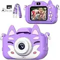 AONISE Appareil Photo Enfants, Appareil Photo Numérique pour Enfants, Enregistreur Vidéo1080p, Jouets pour Appareils Photo pour Garçons et Filles, Cadeaux pour Enfants de 3 à 12 Ans