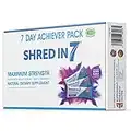 Shredin7 7 Day Pack Weight Management Supplement | Berry Flavour Drink | 21 Sachets 14 Capsules | Boosted with B Vitamins Keto Friendly | Men & Women - Made in The UK