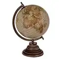 Art Deco - Globe Terrestre avec Support 20 cm, Explorez Le Monde avec Style : Globe terrestre de Bureau Rotatif