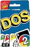 Mattel Games DOS, juego de cartas de UNO (Mattel FRM36)