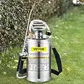 Happybuy Pulvérisateur INOX 6L Brumisateur Jardin pour Plante pour Jardinage Domestique et Nettoyage au Sol Blanc