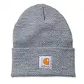 Carhartt Workwear A18 Reloj acrílico Sombrero Gorro Unisex de Invierno Gris 3551