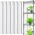 SpeePlant LED Grow Light Strips, T5 Grow Lights, Full Spectrum, 1FT 6000K, Plant Light Strip for Indoor Plants, Plug and Play with ON/Off Switch, 6-Pack