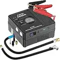 JF.EGWO 4000AMP Jump Starter with Air Compressor150PSI, Air Pump for Car Tire, USB Charging Ports and 2 LED Light