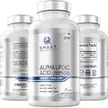 Alpha Lipoic Acid 600mg Per Serving, 240 Vegan Capsules- Gluten Free, Pure Non-GMO ALA- Supports Energy & Anti Oxidant