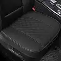 Black Panther Car Seat Cover PU Leather,Full Wrapping Edge,Protector for Front Seat Bottom (53×52 cm)(2Piece,Black)