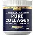 Collagen Powder | Hydrolysed Collagen Peptides Supplement for Women & Men | 400g - Unflavoured | by Horbaach