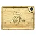 Personalised Chopping Board | Cheese Board | Cutting Board - Chefs Hat Head Chef Design