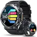 AVUMDA Reloj Inteligente Hombre,1.39" HD Smartwatch Hombre con Llamada,Pulsómetro Presión Arterial,SpO2,Podómetro,Monitores de Actividad,Reproducir Música,128 Modos Reloj Digital Deportivo