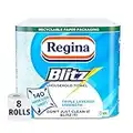 Regina Blitz Household Towel, 560 Super-Sized Sheets, Triple Layered Strength, 8 Count (Pack of 1)