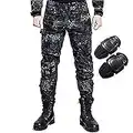 H Welt EU Esercito, pantaloni tattici militari da uomo con proteggi ginocchia per airsoft, paintball, lotta, TYP, L