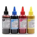 Sublimation Ink Bottle Refill Compatible for Inkjet Printer Ecotank ET 2803 ET-2800 ET-4800 ET-2850 2840 ET-2710 ET 2720 ET 2760 ET-15000 ET-3760 ET-2400 2750 400ml Autofill Ink for Sublimate Transfer