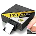 Magnetic Squares - 110 Self Adhesive Magnetic Squares - Flexible Sticky Magnets - Peel & Stick Magnetic Sheets - Tape is Alternative to Magnetic Stickers, Magnetic Strip and Roll