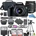 Canon EOS Rebel T100 / 4000D DSLR Camera Bundle + 2pc SanDisk Memory Cards + Accessory Kit (18-55MM)