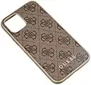 Guess Cover Hülle 4G-Kollektion GUHCN58G4GB für das iPhone 11 Pro, braun