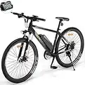 Eleglide Electric Bike, M1 Plus E Mountain Bike, 27.5" Electric Bicycle Commute E-bike with 36V 12.5Ah Removable Battery, LCD Display, Dual Disk Brake, Shimano 21 Speed, MTB for Teenagers and Adults