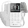 Etekcity TENS Unit Muscle Stimulator Machine with Replacement Pads for Pain Relief Multi-Modes, FSA HSA Approved Products, FDA Cleared 4 Channels Rechargeable Electric Pulse Massager