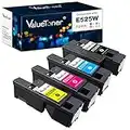 Valuetoner Compatible Toner Cartridge Replacement for Dell E525W E525 525w to use with E525w Wireless Color Printer for 593-BBJX 593-BBJU 593-BBJV 593-BBJW (Black, Cyan, Magenta, Yellow, 4 Pack)